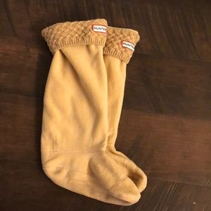 Hunter tall knitted boot socks